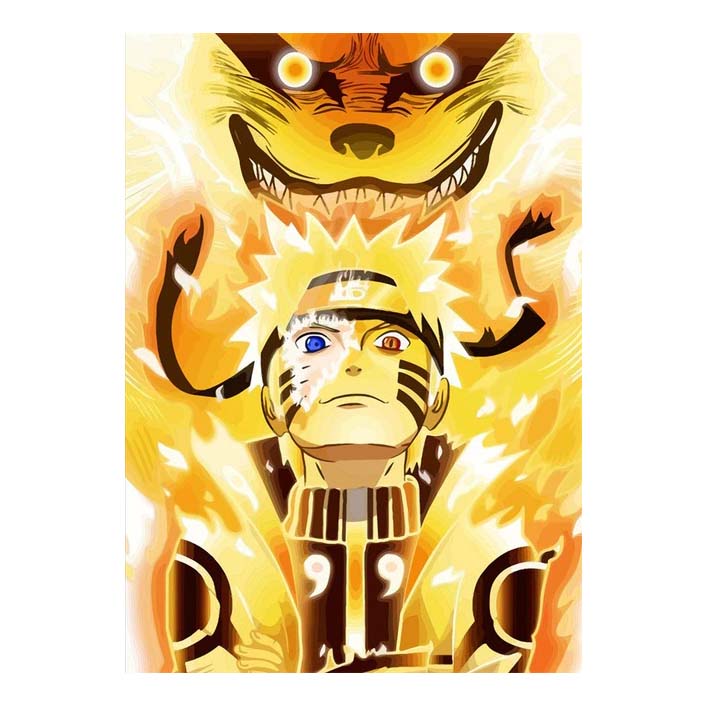 Tableau Naruto X Kyubi - Monde Déco